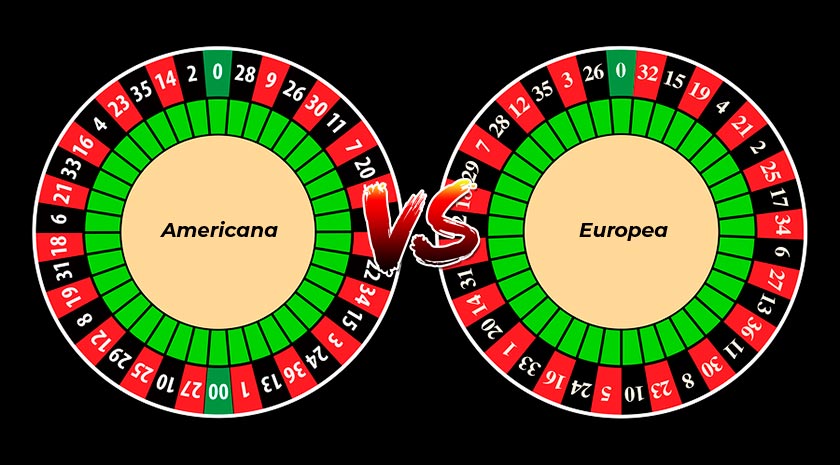 diferencias entre la ruleta americana y europea