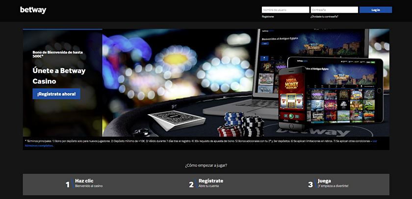 betway casino opiniones