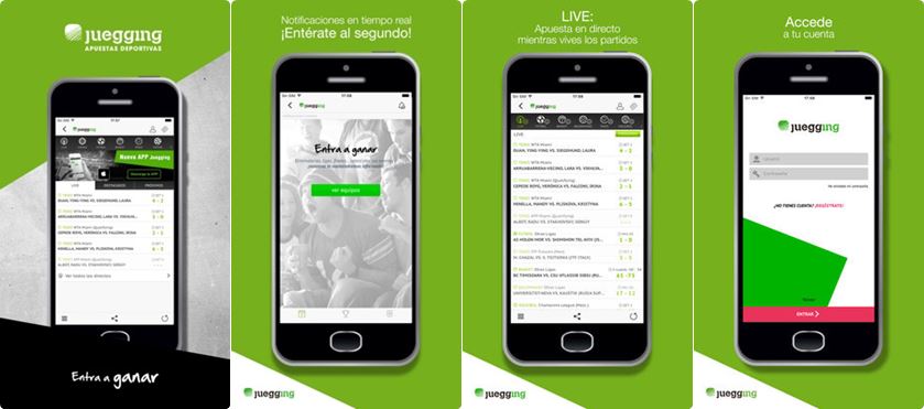 jueggin app movil