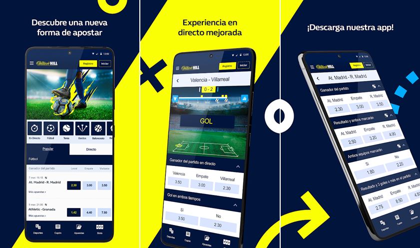 Descarga app de William Hill