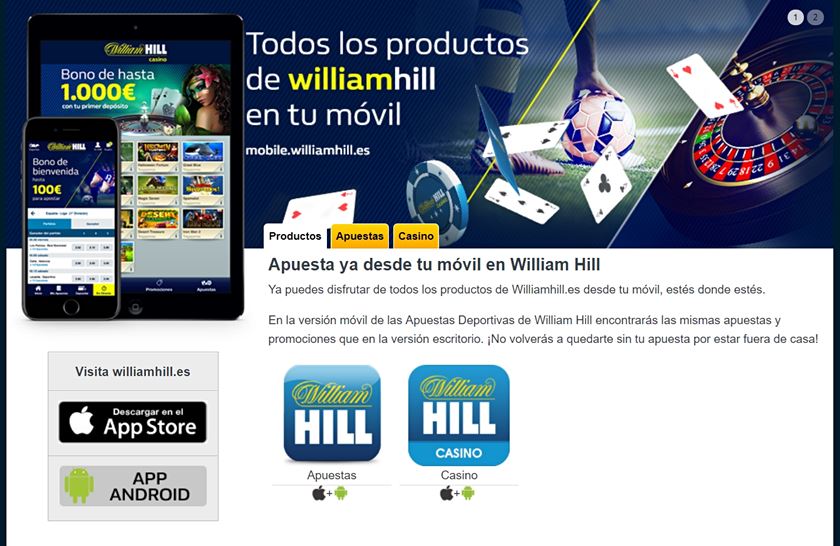 william hill mobile