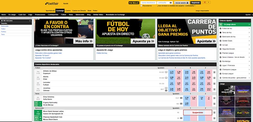 Que es betfair exchange