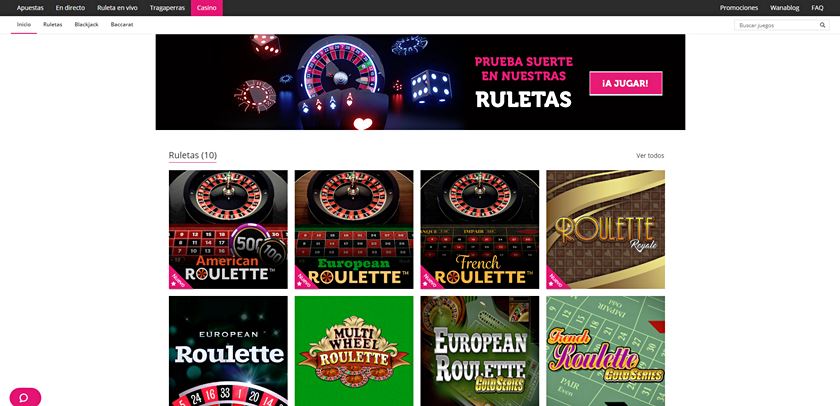 wanabet casino opiniones