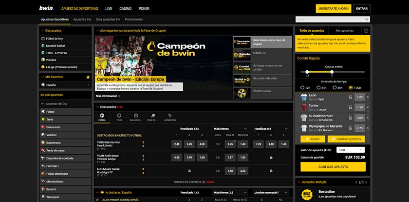 bwin opiniones