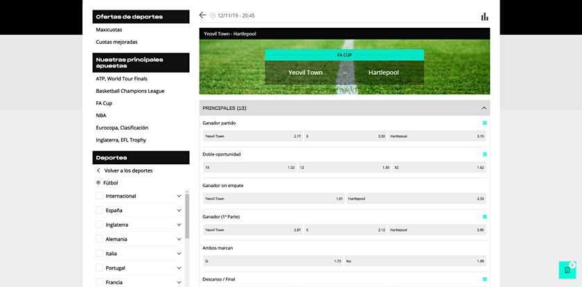 versus apuestas deportivas