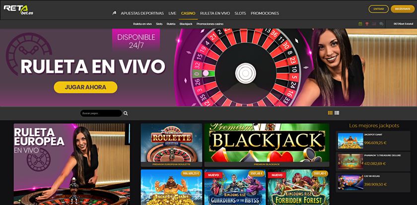 retabet casino opiniones