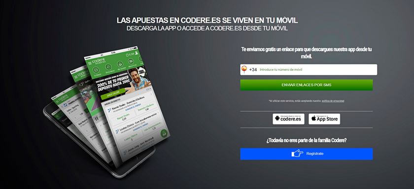 cómo descargar la app de Codere