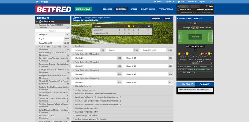 betfred apuestas deportivas en directo