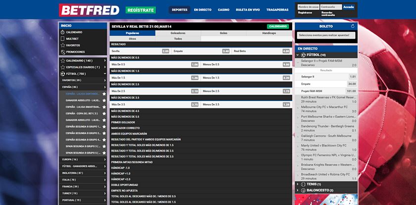 betfred apuestas deportivas