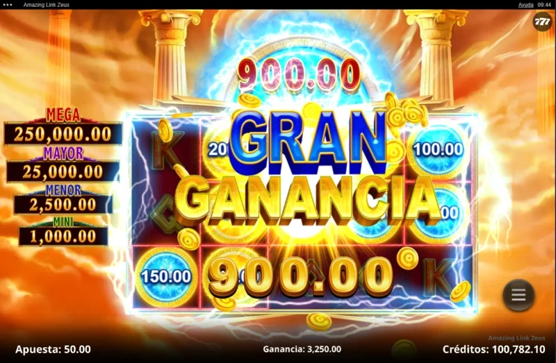 Jugar a Amazing Link Zeus Gratis es posible gracias a su demo.