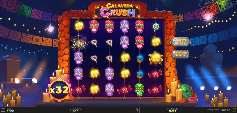 La aparición del comodín ocurre cuando surge una combinación ganadora, y después aparecerá siempre en las consecuentes cascadas.