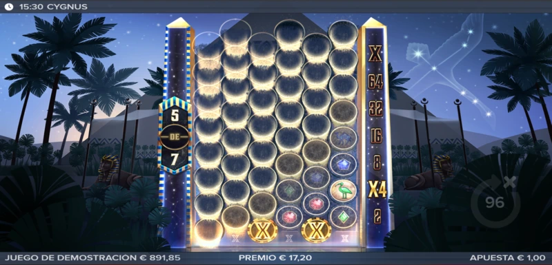 Jugar Gratis Cygnus es posible en nuestra web y en muchos casinos online con su demo.