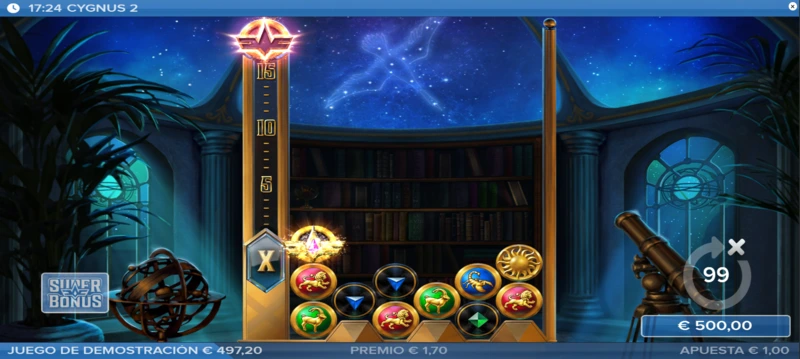 Cygnus 2 slot gratis para jugar junto con la review completa de la tragaperras.