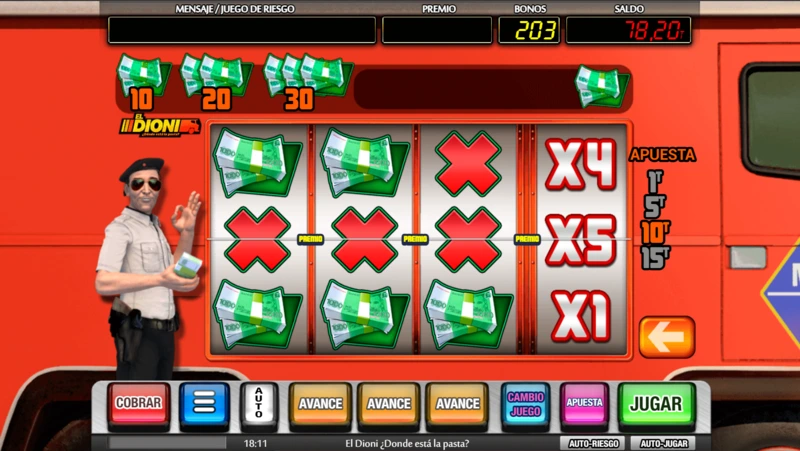 Jugar El Dioni gratis es posible en su versión demo antes de jugar en casino.