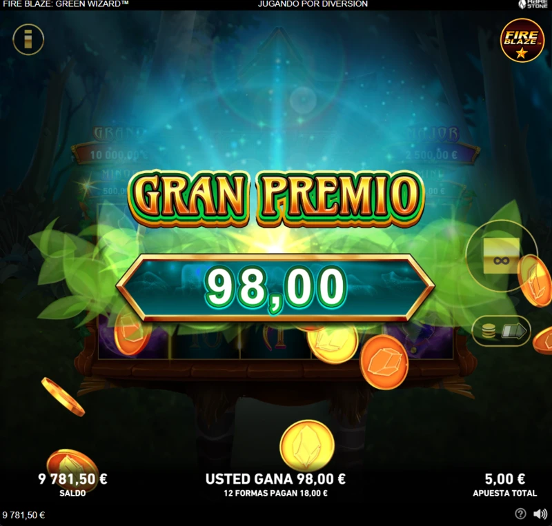 Green Wizard Fire Blaze está más alineado con la naturaleza en cuanto a temática.