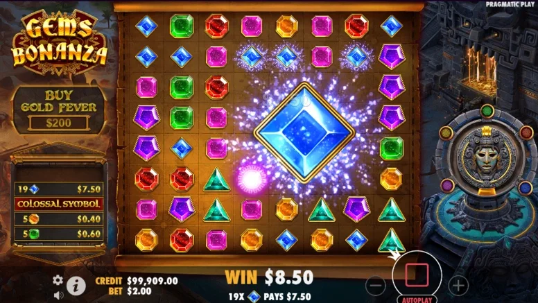 Gems Bonanza slot demo es perfecta para conocer sus funciones especiales.
