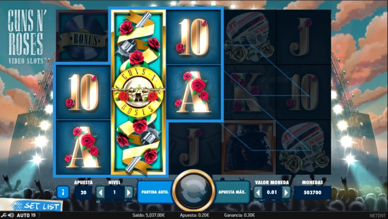 En Guns N Roses Slot Review tienes la demo gratis y acceso a diferentes casinos online.