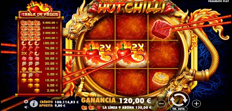 Disfruta con sus multiplicadores de hasta x5 que se acumulan antes de aplicarse al premio.