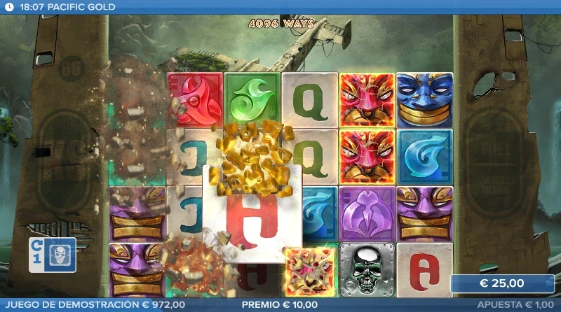 Las explosivas animaciones son un aspecto ya totalemente de la saga Gold de ELK Studios cada vez que logramos una nueva combinación.