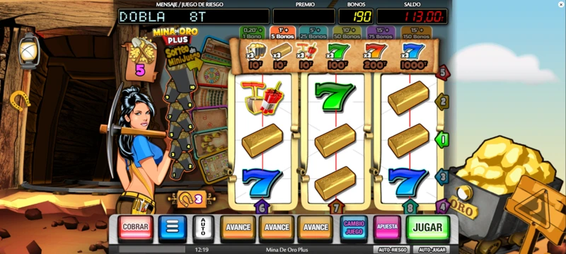 La tragaperras la mina de oro plus es una de las slots bar más clásicas del mundo iGaming en España.