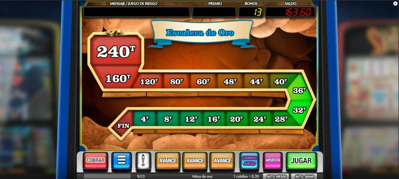 La mina de oro rtp y volatility es 90% fijo y volatilidad media con una frecuencia de premios de poco más del 20%.