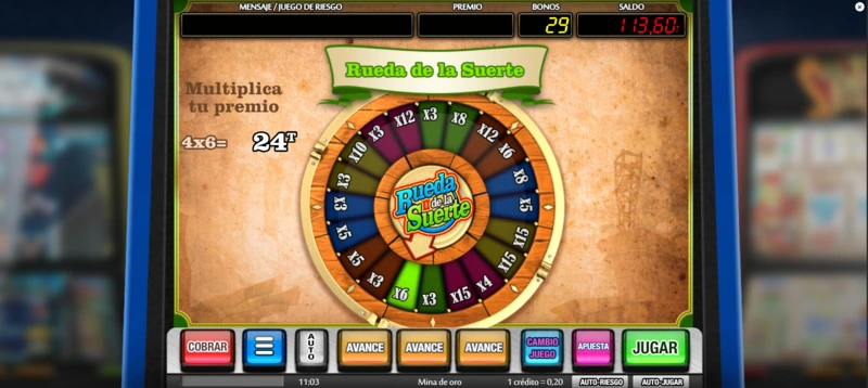 Los minijuegos de la mina de oro son un total de 4 que tienen premios entre x3 y x15 tu apuesta.