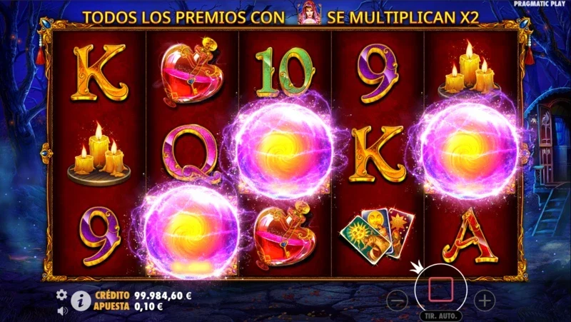 Madame Mistery es casi un clásico entre las slots online de Pragmatic Play.