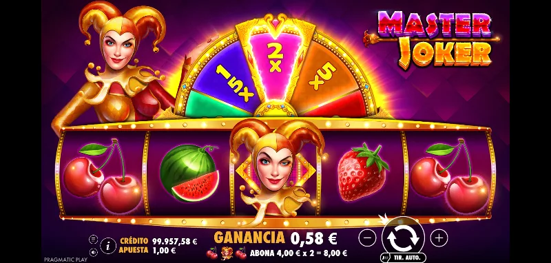 Función especial de Master Joker slot.