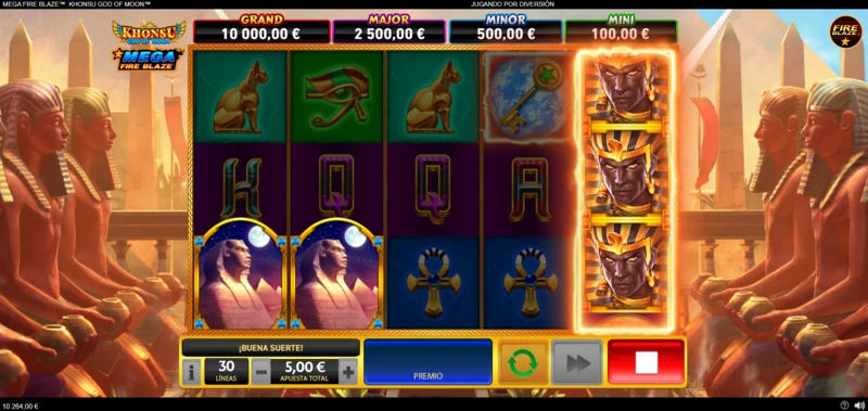 Khonsu God of Moon slot demo gratuita en nuestra reseña de slot.