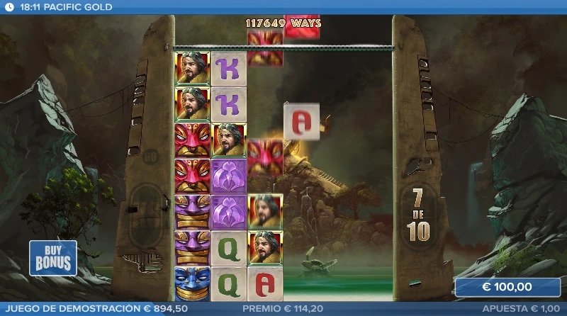 El sistema de filas aseguradas sigue siendo característico de la fase bonus.