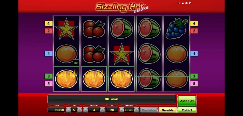 La experiencia clásica ofrece un tablero 5x3 sin funciones especiales donde el objetivo es alinear símbolos de forma sencilla.