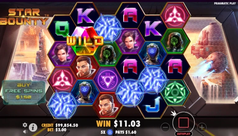 Star Bounty tiene una fase especial de spins gratis.