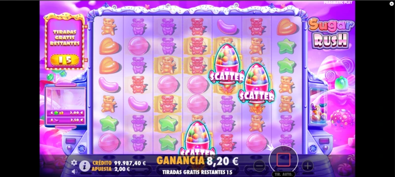 Sugar Rush game es una de las slots que sigue triunfando en el iGaming desde 2022.