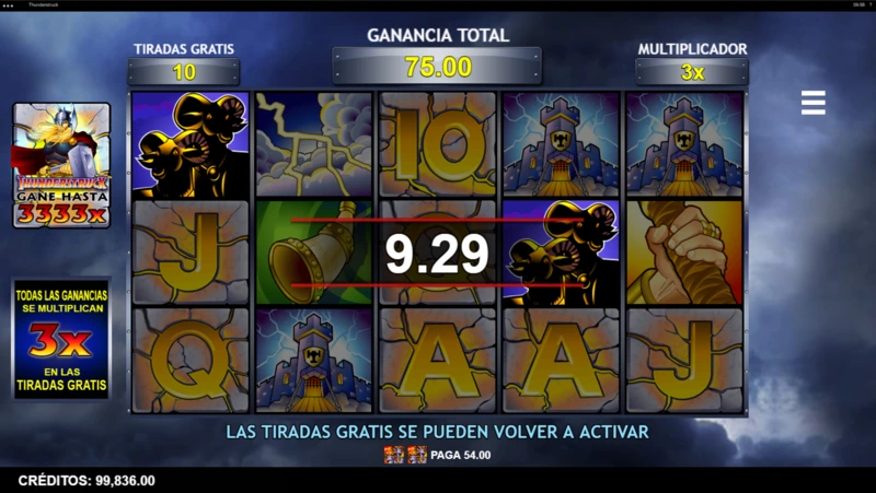 Máquina tragaperras thunderstruck gratis con la demo de Casas de Apuestas.