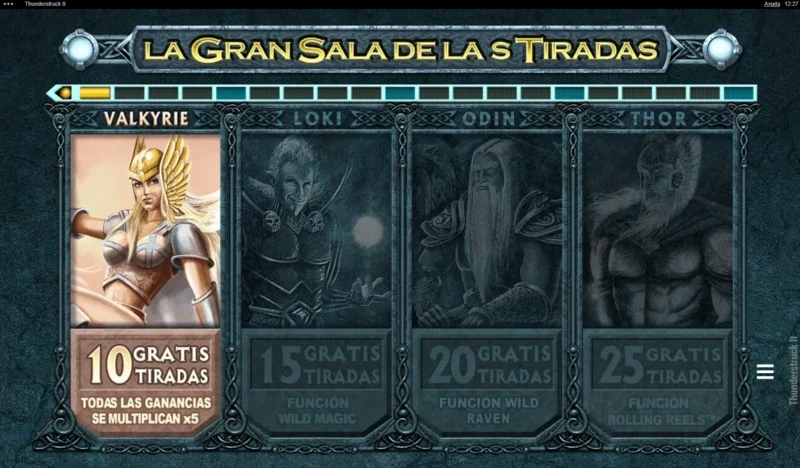 La máquina tragaperras Thunderstruck II es la segunda de entrega de la slot del 2003.