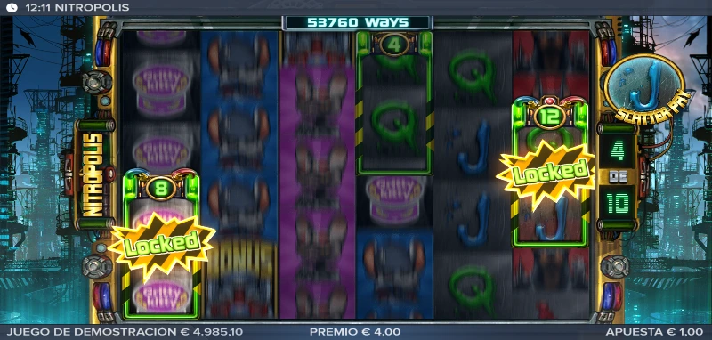 Los Nitro Reels son figuras especiales que ocupan dos casillas y tienen figuras apiladas.