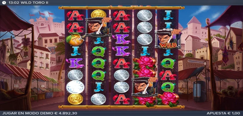 Con un techo menor de premios por línea tenemos los multiplicadores del Matador de oro para compensar este cambio.