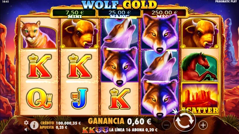 WolfGolf Pragmatic play es una slot vintage.