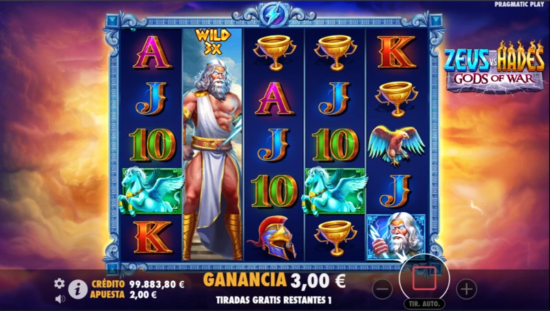Zeus vs Hades Slot demo gratis dentro de nuestro análisis completo sobre la tragamonedas Pragmatic Play.