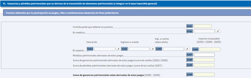 premios apuestas guía fiscal