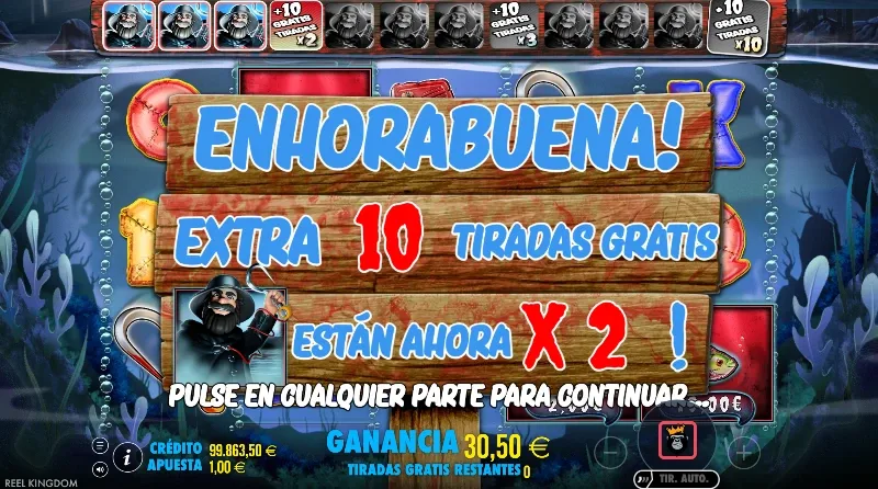La fase bonus es posible comprarla por un valor de 100 veces nuestro tipo de apuesta.