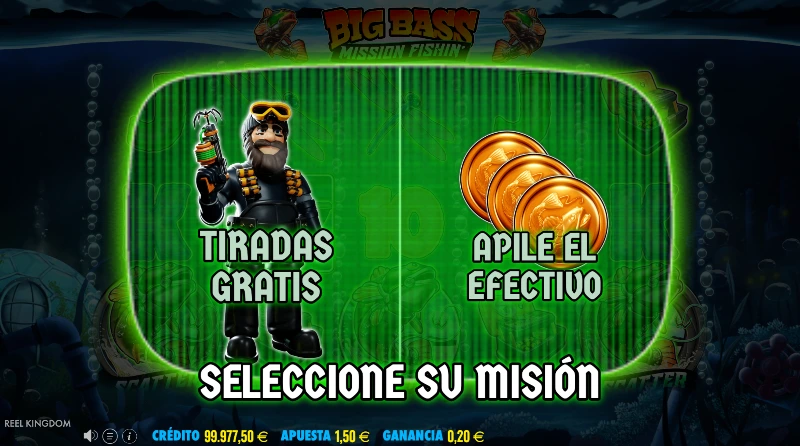 ¿Free spins o Stack the Cash? Tienes dos tipos de bonus a elegiri una vez logras reunir los suficientes scatters.