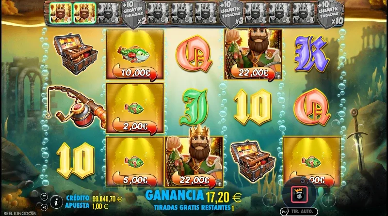 Los comodines son también símbolos recolectores de premios en efectivo y serán los que nos permitan pasar al siguiente nivel del bonus.