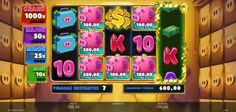 Big Piggy Bank slot RTP es del 94.50%. Un retorno al jugador bastante bajo en el mercado.