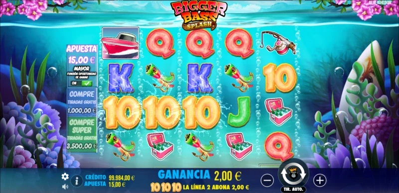 Jugar gratis Bigger Bass Splash es posible gracias a nuestro catálogo de tragamonedas gratis online.