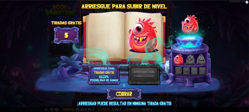 Para jugar a su versión demo puedes buscar Book of Monsters casino o directamente probar nuestro catálogo de tragamonedas gratis.