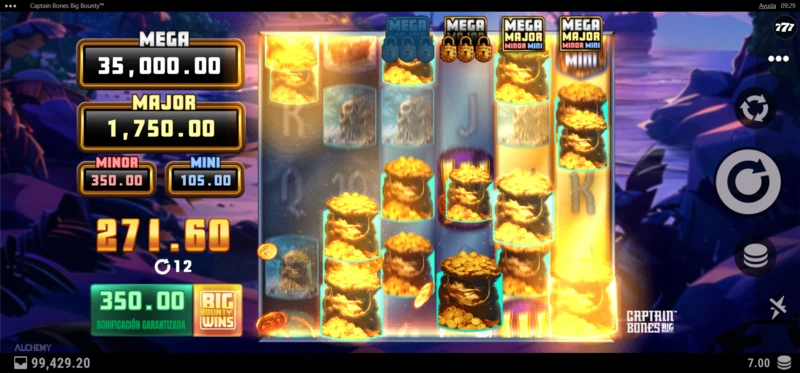 Captain Bones Big Bounty slot está gratis en nuestra página de tragaperras gratuitas para que juegues sin tener que registrarte.