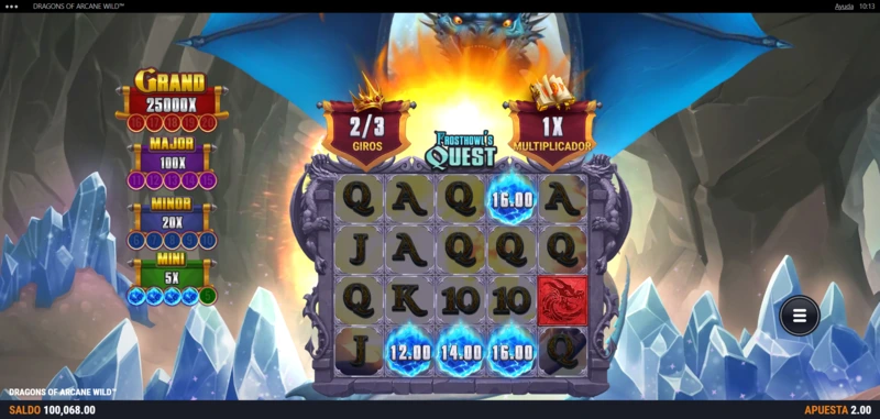 Dragons of Arcane Wild slot es una de las distribuciones de Games Global.