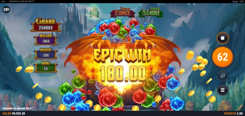 Dragons of Arcane Wild demo es perfecta para juegos de alta curva de aprendizaje.