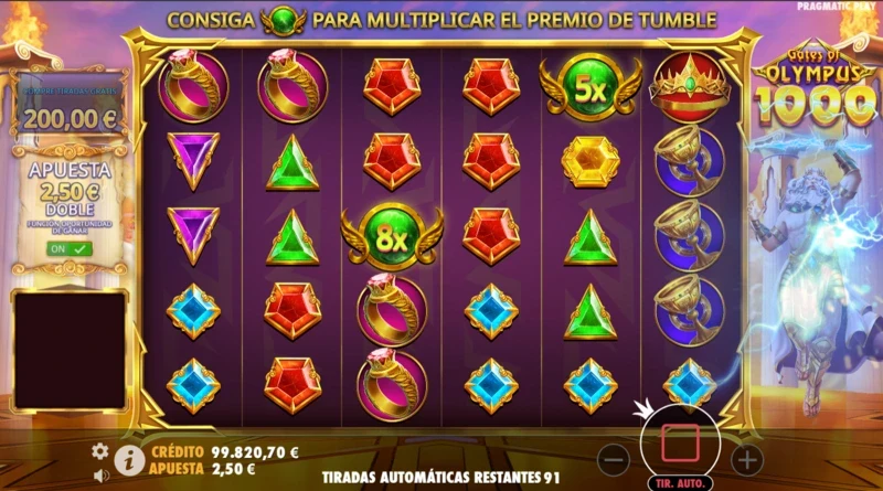 Gates of Olympus 1000 y su demo gratis están disponibles en nuestra reseña completa de la slot.